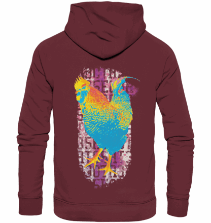 Rooster - Style Hoodie – Bild 3