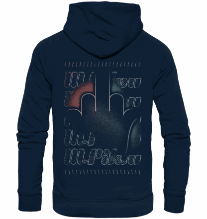Hamsza red/blue - Hoodie – Bild 2