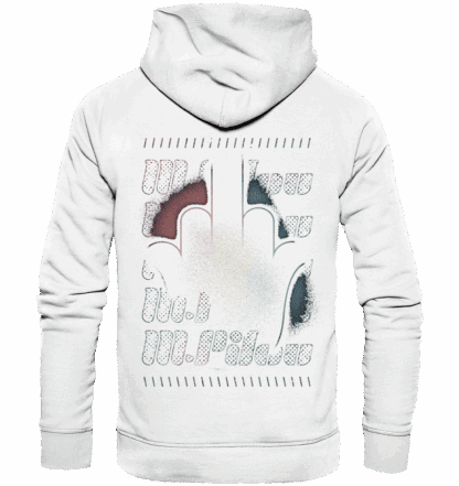 Hamsza red/blue - Hoodie – Bild 3
