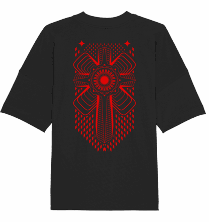 Red Flower - Oversize Shirt – Bild 2