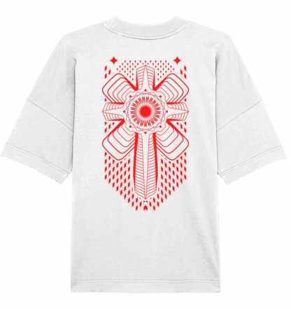 Red Flower - Oversize Shirt – Bild 6