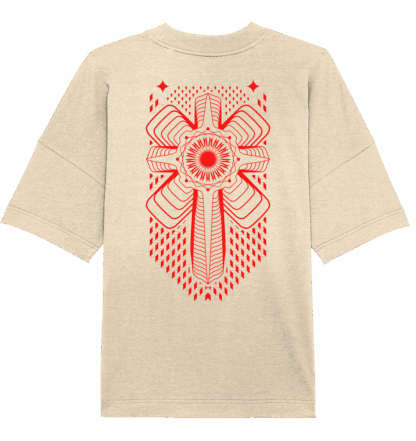 Red Flower - Oversize Shirt – Bild 4