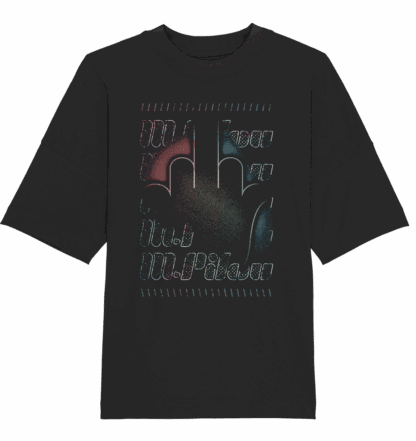Hamsza red/blue - Oversize Shirt