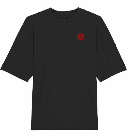 Red Flower - Oversize Shirt