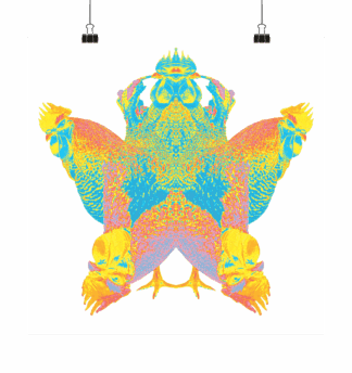 Roostar - Poster 20 x 20 cm